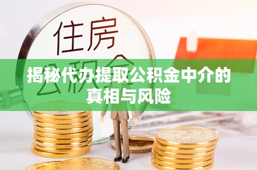 东川揭秘代办提取公积金中介的真相与风险