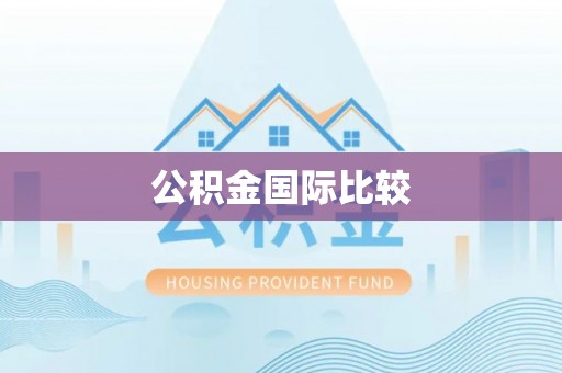 东川公积金国际比较