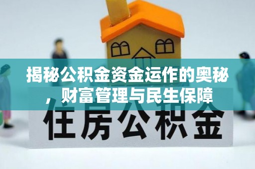 东川揭秘公积金资金运作的奥秘，财富管理与民生保障